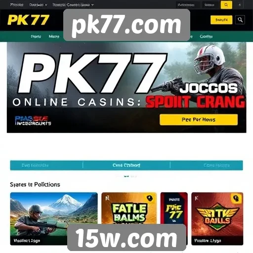 Comparativo entre pk77.com e concorrentes